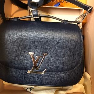 Brand new Neo Vivienne Louis Vuitton navy clutch